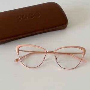 New Garrett Leight Glasses, Vista RG-PBL, Rose Gold, Vintage Style, Authentic